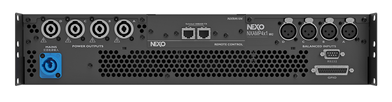 NXAMP4x1 MK2 NEXO | 映像/音響機材のレンタルサービス | 株式会社タケナカ