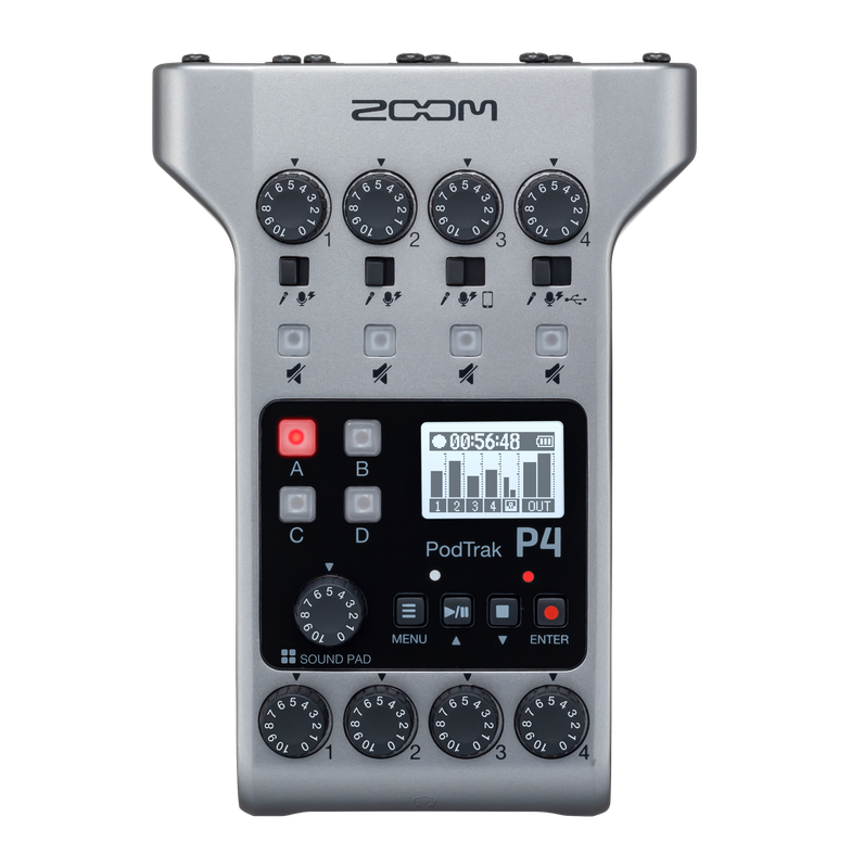 【おまけ付き】Zoom PodTrak P4 オーディオインターフェイス PodTrak P4 | ZOOM