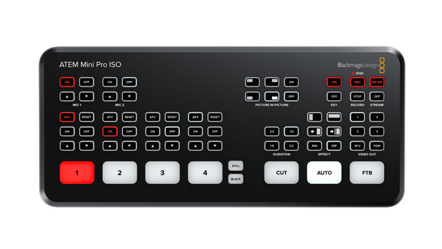 ATEM Mini Pro ISO Blackmagic Design | 映像/音響機材のレンタル 