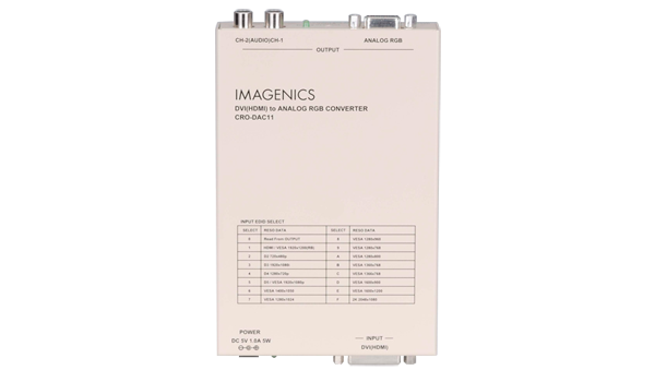イメージニクス アナログRGBコンバーター CRO-DAC11 CRO-DAC11 ｜IMAGENICS