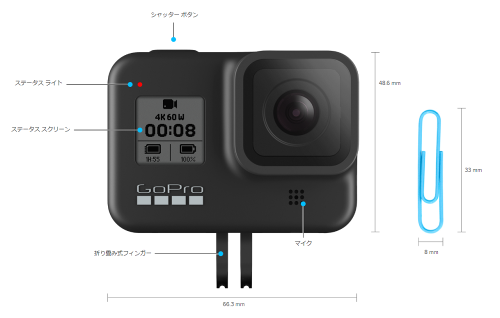 お見逃しなく！超美品 GoPro HERO8 BLACK 現品のみ 高性能（GoPro 
