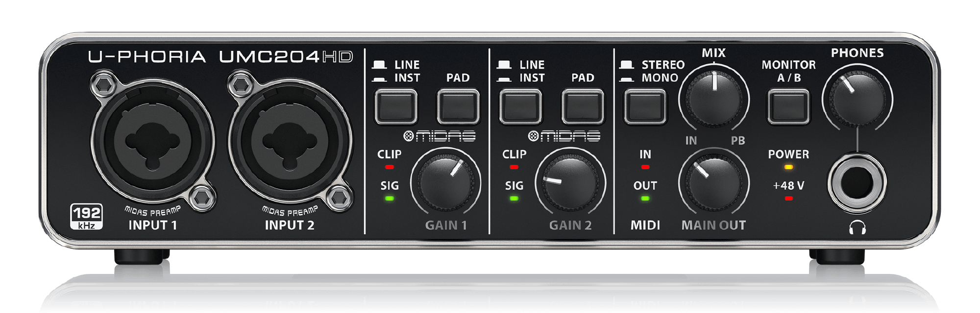 UMC204HD BEHRINGER | 映像/音響機材のレンタルサービス | 株式会社