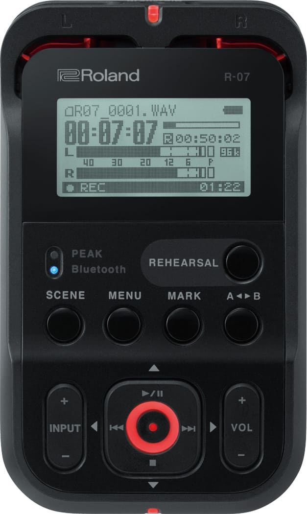 Roland WAVE/MP3レコーダー、録音機( r-05) Roland R-05 Portable 24-bit Digital Audio Recorder R-05 B&H
