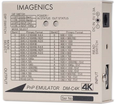 DM-C4K IMAGENICS | 映像/音響機材のレンタルサービス | 株式会社タケナカ