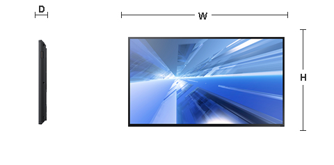 SAMSUNG LCDモニター　UD55C  55型液晶ディスプレイ Samsung、縦設置も可能な4K対応の55型湾曲ゲーミングモニター - PC Watch