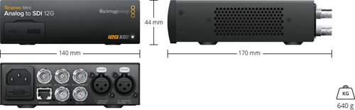 Teranex Mini Analog to SDI 12G Blackmagic Design | 映像/音響機材の