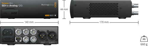 Teranex Mini SDI to Analog 12G Blackmagic Design | 映像/音響機材の