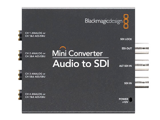 Mini Converters Audio to SDI Blackmagic Design | 映像/音響機材の