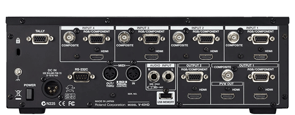 V-40HD Roland | 映像/音響機材のレンタルサービス | 株式会社タケナカ